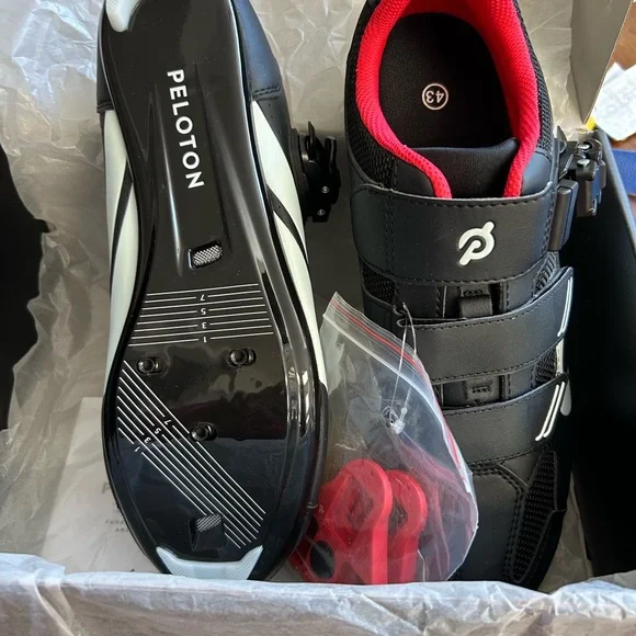 Peloton Black and Red Athletic Shoes - Picture 2 of 3